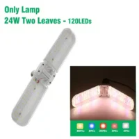 מנורת גידול LED מתקפלת לצמחים בעלת ספקטרום אור מלא 24W 36W 48W - מומלץ למגדלים !