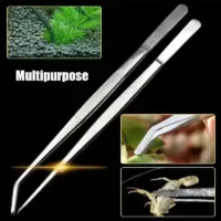 48cm-Stainless-Steel-Tweezers-Fish-Tank-Aquatic-Plants-Aqaurium-Tool-Water-Plant-Curved-Pliers-Birds-Reptile-1 מלקחיים פינצטה איכותית מנירוסטה מעוגלת / ישרה לטיפול בצמחים ארוכות במיוחד (גדלים שונים 25 עד 48 ס”מ)