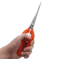 מזמרה מקצועית וארוכה מפלדת אל חלד חדה לגיזום וקטיף - נוחה לשימוש