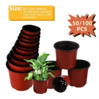 7-Size-Plastic-Nursery-Flowers-Pots-Nutrition-Grow-Bowl-Seedling-Tray-for-Garden-Desktop-Potted-Nursery.webp עציצי שתילה גמישים מפלסטיק לשימוש רב-פעמי - עם חורי ניקוז להנבטה, זריעה והעתקת שתילים | 50/100 יחידות במגוון גדלים לבחירה