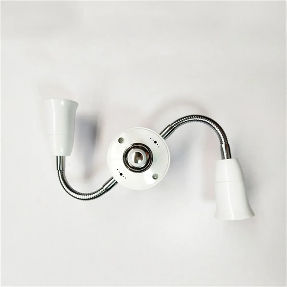 Adjustable-White-E27-Base-Light-Socket-Splitter-Gooseneck-LED-Bulbs-Holder-Converter-with-Extension-Hose-3-3.webp בסיס מנורות גמיש - מפצלי בתי נורה 2 עד 5 נורות LED - תאורת גידול ותאורה כללית
