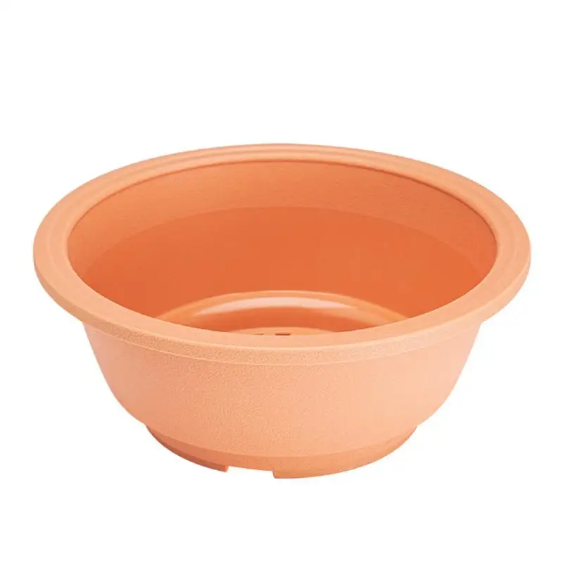 Plastic-Round-Succulent-Flower-Pots-New-Chunky-Korean-style-Large-Succulent-Pot-Degradable-Corrosion-resistant-Textured-5 עציצי סוקולנטים עגולים פלסטיק בסגנון קוריאני, גדולים ועבים, בטקסטורה מיוחדת, עמידים וידידותיים לסביבה