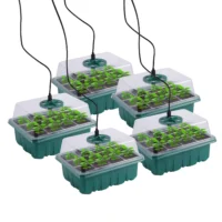 מיני חממה ביתית - ארגז זריעה מתקדם עם תאורת LED לנביטה מושלמת של זרעים וייחורים