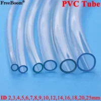 צינורות PVC שקופים לטרריום פלודריום ואקווריום - זמין במגוון גדלים | אידיאלי למערכות מים, ניקוז והגנה על כבלים