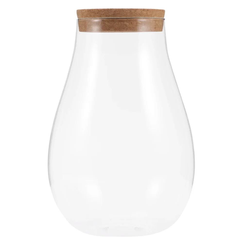 kf-S0489dc7c08174e0d8e3a12eef22f1c1bS-Micro-Landscape-Ecological-Bottle-Terrarium-Jar-Hydroponic-Plant-Bryophyte-Glass כלי זכוכית צנצנת ליצירת טרריום מזכוכית עם פקק שעם