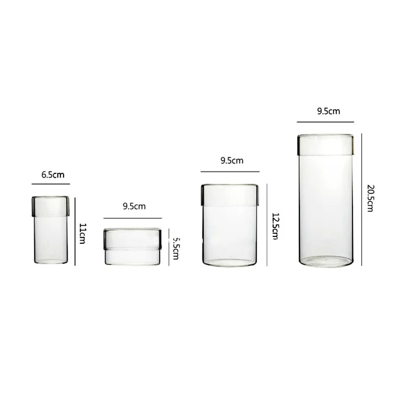 kf-S5d1686938bfe457080fbd685dc12de7dB-Micro-Landscape-Moss-Bryophyte-Transparent-Cylinder-Glass-Bottles-with-Lid-Fresh-Moss-Bottle-Glass-Terrarium-Home כלי זכוכית צנצנת טרריום שקופה מזכוכית בורוסיליקט - בית מושלם לעולם הטחבים והצמחים הזעירים
