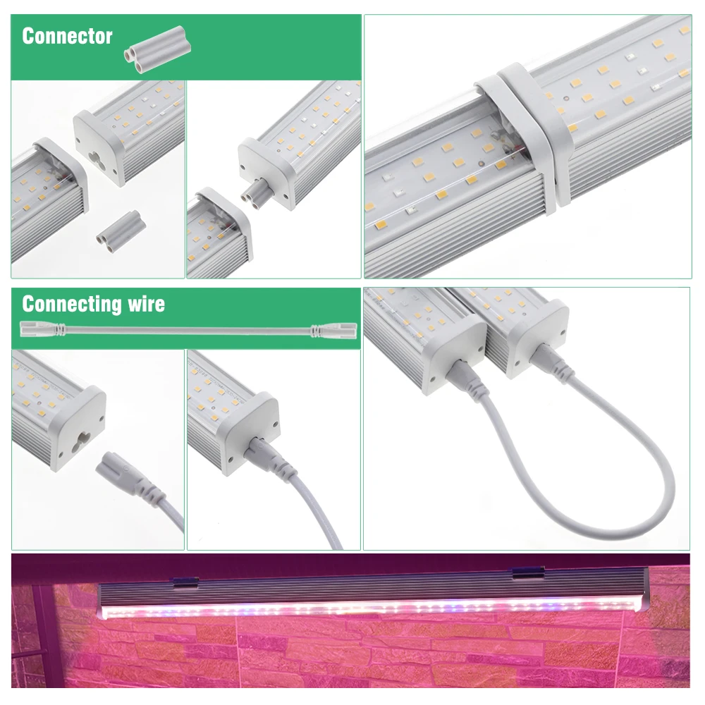 kf-Sde367f30134541f786ff0ef8c7946aceB-AC100-265V-4000k-780nm תאורת LED מקצועית לגידול צמחים | שילוב אור שמש, אדום וכחול לגידול מיטבי | גוף אלומיניום תעופתי