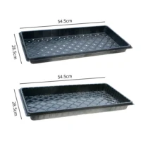 kf-S6a492465d1c046c9a3ea8c984622fe1cB-6pcs-54-5-28-5 סט 2 מגשי גידול הנבטה מקצועיים 54.5 סמ - בחירה בין מגש עם/בלי חורי ניקוז | מצע אידיאלי לשתילים וזרעים | פלסטיק עמיד לשימוש רב-פעמי