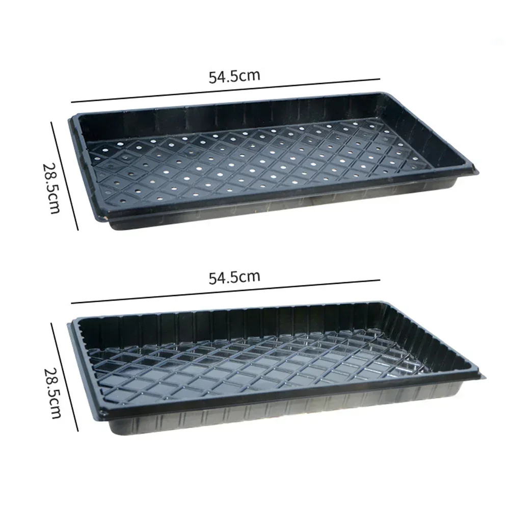 kf-S6a492465d1c046c9a3ea8c984622fe1cB-6pcs-54-5-28-5 סט 2 מגשי גידול הנבטה מקצועיים 54.5 סמ - בחירה בין מגש עם/בלי חורי ניקוז | מצע אידיאלי לשתילים וזרעים | פלסטיק עמיד לשימוש רב-פעמי