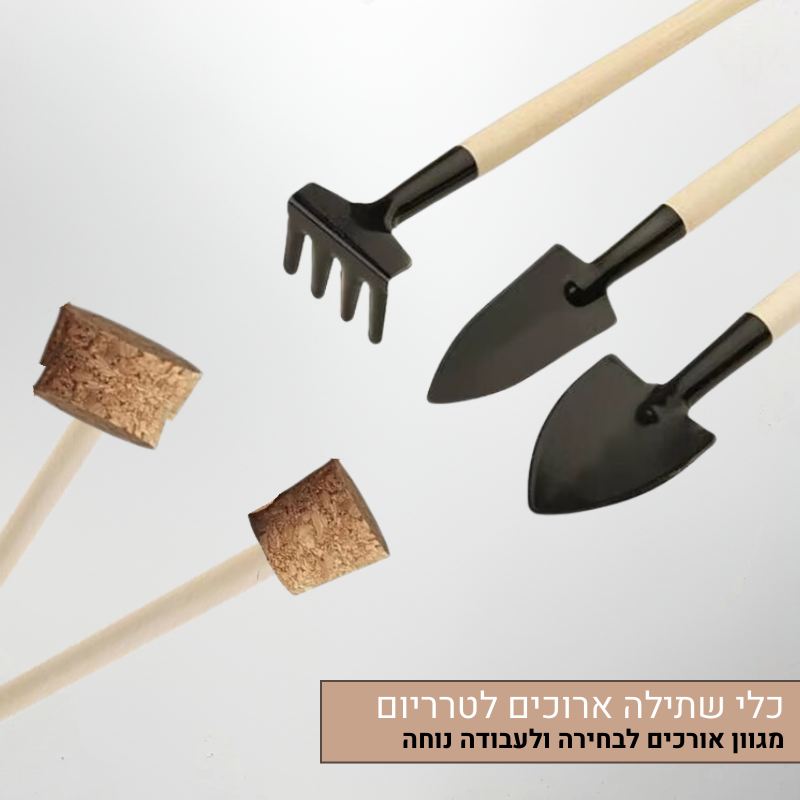 כלי שתילה ארוכים לטרריום
