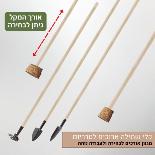 כלי שתילה ארוכים לטרריום