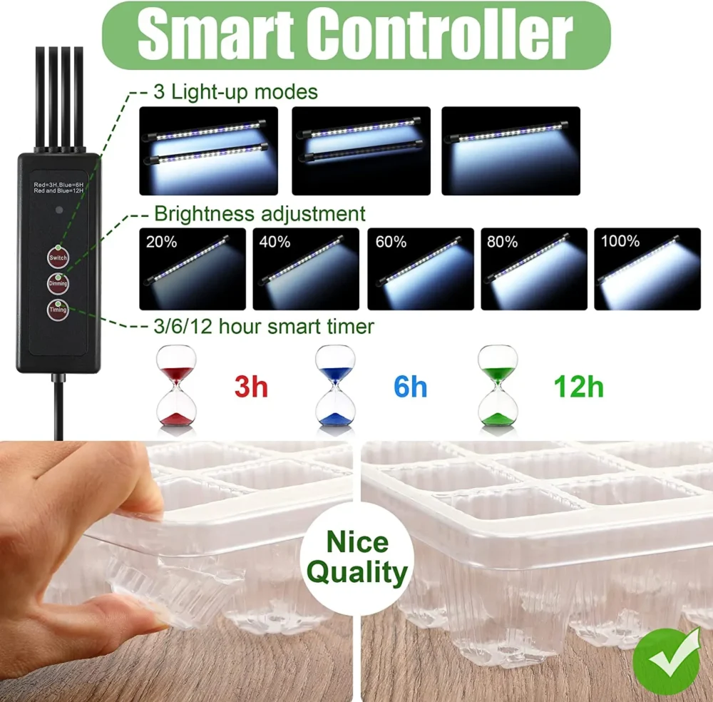 kf-S1f0c1ff1dc0b414da4cdb135c72be59dD זוג חממות עם ארגזי זריעה והנבטה - מושלם לגינון ביתי - 80 תאים עם בקרה חכמה ותאורת LED מתוזמנת אוטומטית