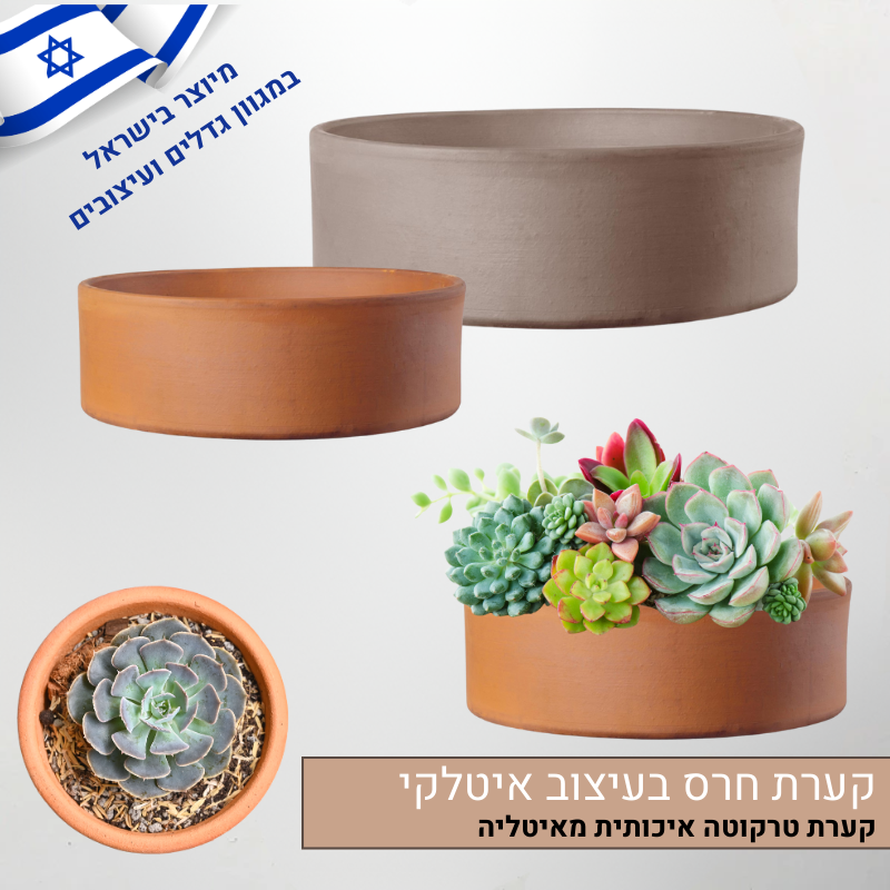 קערה חרס טרקוטה קורסיקה בעיצוב איטלקי קערה חרס טרקוטה קורסיקה בעיצוב איטלקי