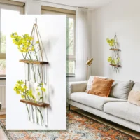 kf-Sb6ecade7ad95441c9a51d1c4d6c8a23f9-Wall-Hanging-Test-Tube-Glass-Planter-Plant-Vase-with-Wooden-Stand-Strings-Rope-Glass-Planter-Plant מתקן תלייה דו-קומתי להשרשת צמחים במים - עיצוב סקנדינבי מינימליסטי