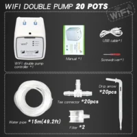 מערכת השקיה אוטומטית חכמה עם WIFI - הפתרון המושלם לצמחים בבית ובמרפסת
