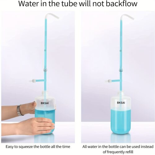 משפך מעוצב לצמחי בית עם זרבובית Long Spout ארוכה ודקה - השקיה מדויקת למקומות צרים וצמחים תלויים | 500 מל