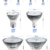 Hfc6e8f3a1a864959ba0314338a2b7360p מנורת LED לגידול צמחים - ספקטרום אור מלא לגידול וצמיחה מושלמת E27 (אור סגול)