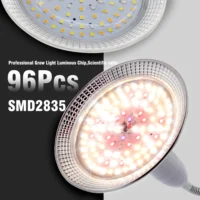 מנורת LED לגידול צמחים עם ספקטרום מלא 18W ב 3 סוגי תאורה לצמיחה מושלמת