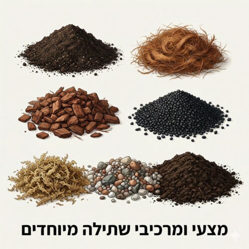 מצעי ומרכיבי שתילה מיוחדים לטרריום