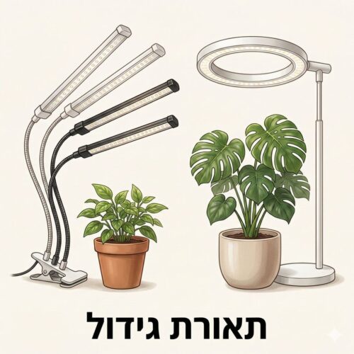 תאורות גידול לצמחים