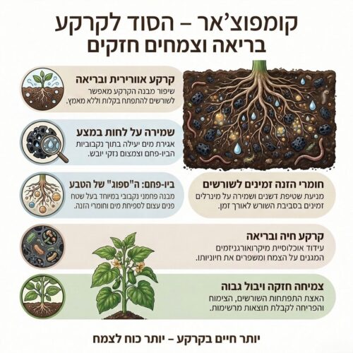 קומפוצ’אר - קומפוסט איכותי מועשר בשבבי פחם ביוצ’אר (2)