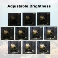kf-S908fd5062aaf47cfb3e595356a799119F תאורת LED קומפקטית לטרריום - מנורת גידול עם ראש מתכוונן וקליפס